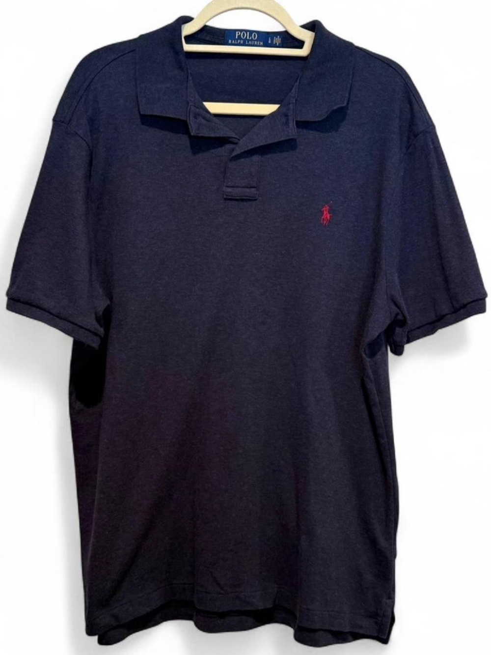 Ralph Lauren Men’s Navy Polo with Red Pony